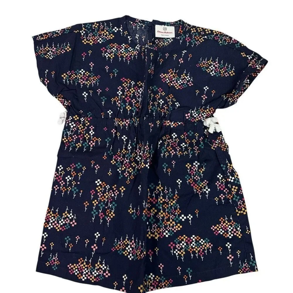Hanna Andersson Girls Blue Tunic Dress size 4